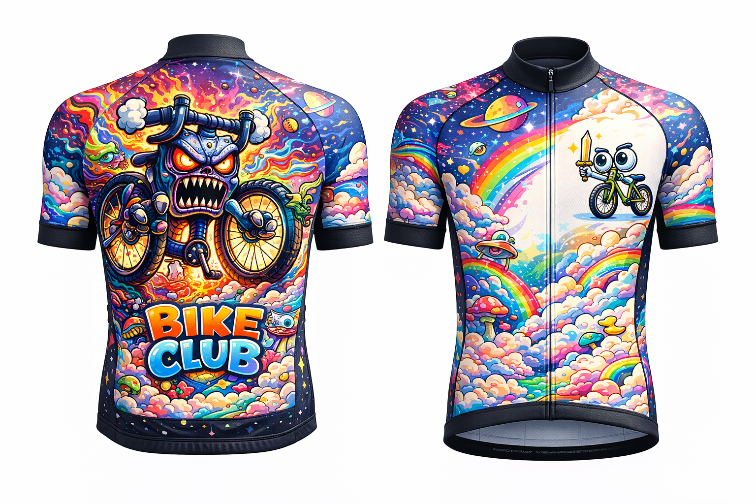 Bike Club Jersey - Front and Back